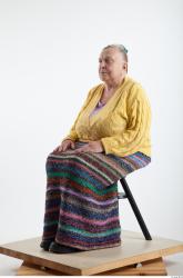 and more Whole Body Woman Artistic poses White Casual Overweight Wrinkles